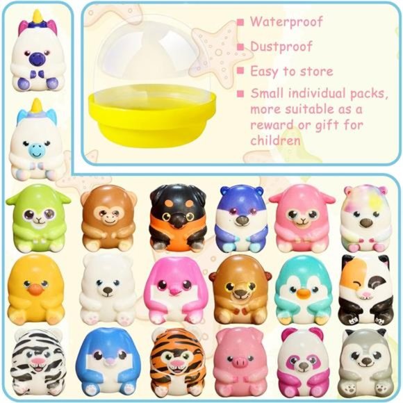 20Pack PartyFavors for Kids Filled with Squishy Toys,Birthday GoodieBag Stuffers - Picture 6 of 6